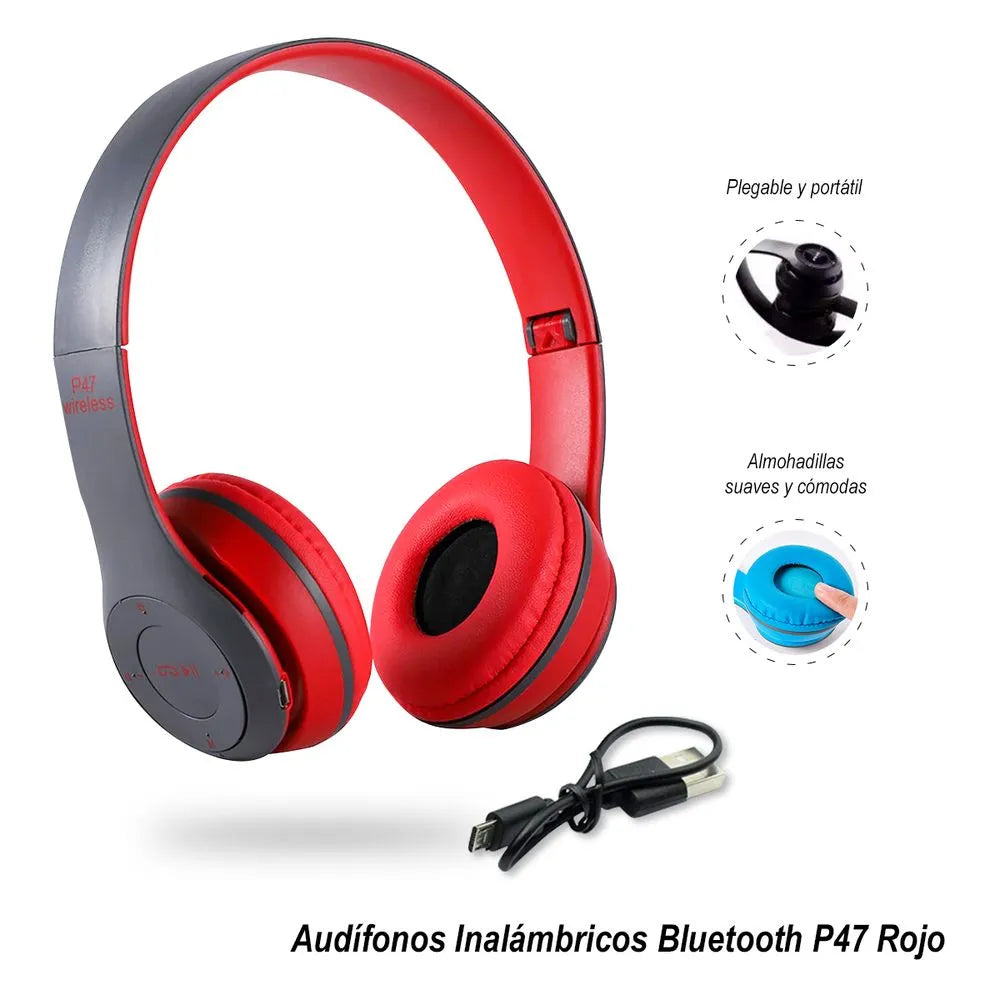 W - Audífonos Bluetooth Inalambricos P47